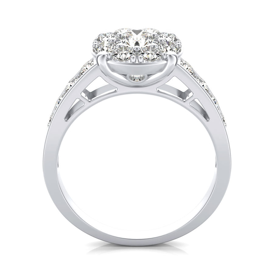 Halo Engagement Ring