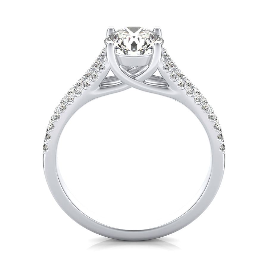 Split Shank Engagement Ring