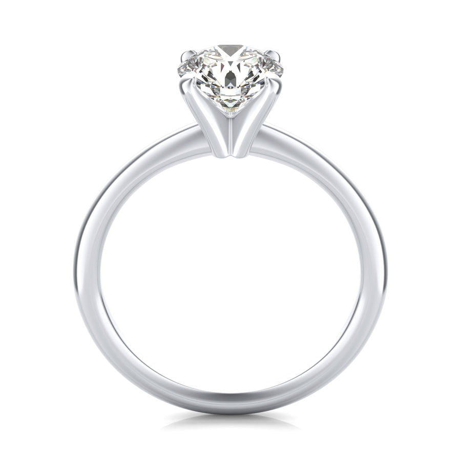 Black Friday Sale, 0.50 ct. Diamond Solitaire Engagement Ring in 14K White Yellow or Rose