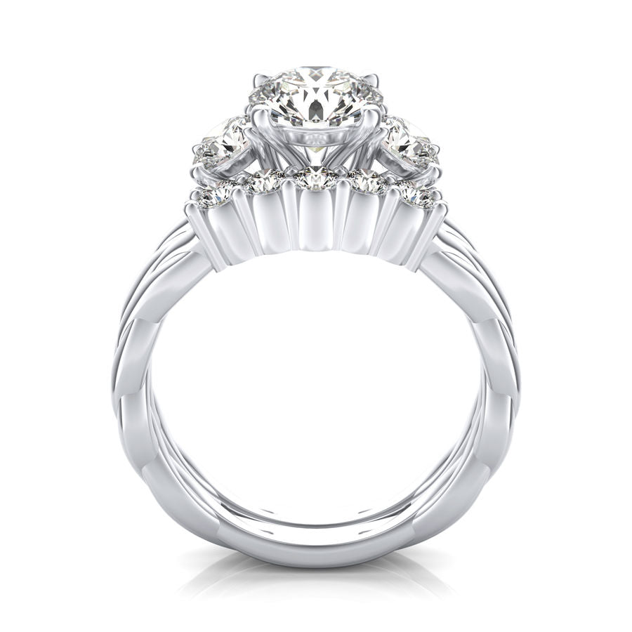 Three Stone Engagement Ring