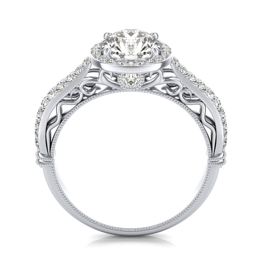 Halo Engagement Ring