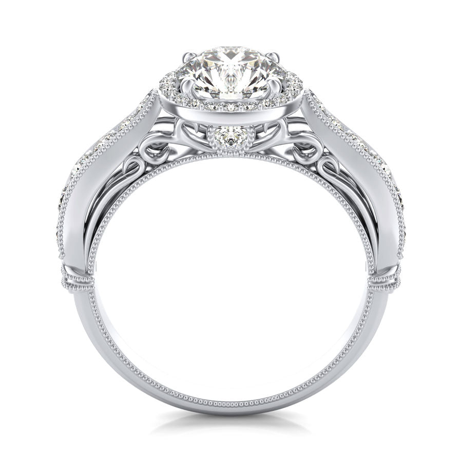 Halo Engagement Ring