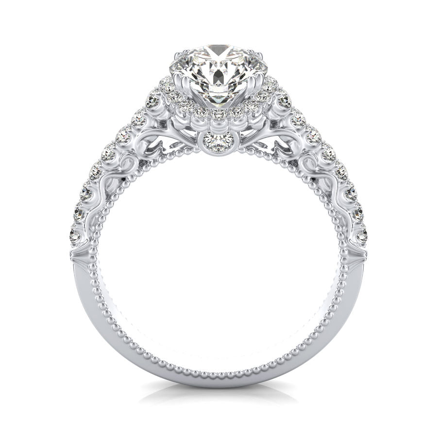 Halo Engagement Ring