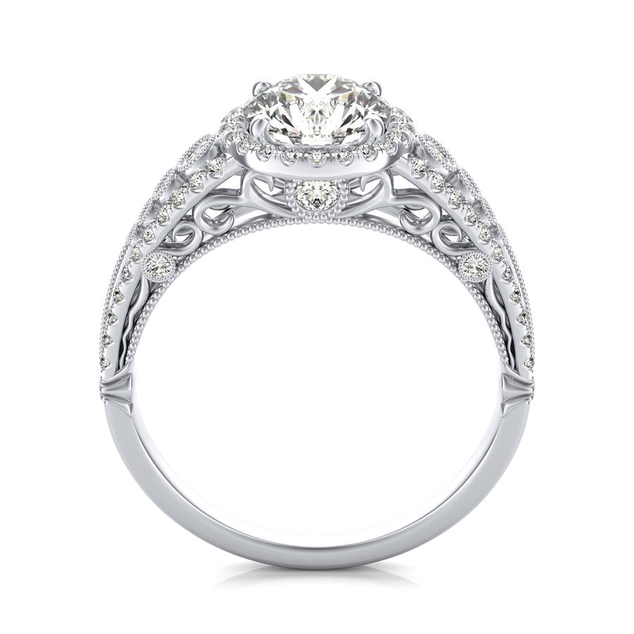 Halo Engagement Ring