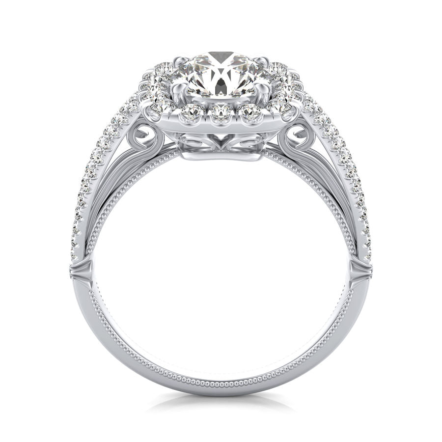 Halo Engagement Ring