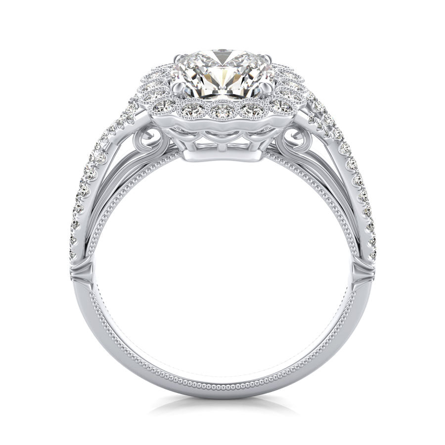 Halo Engagement Ring