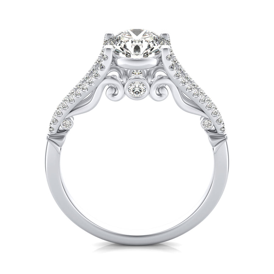 Split Shank Engagement Ring