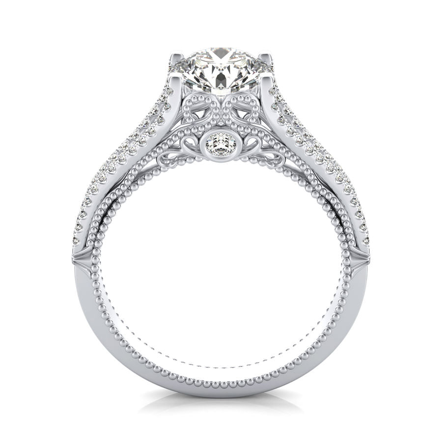 Split Shank Engagement Ring