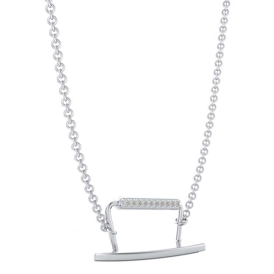Monopoly Iron Charm Pendant
