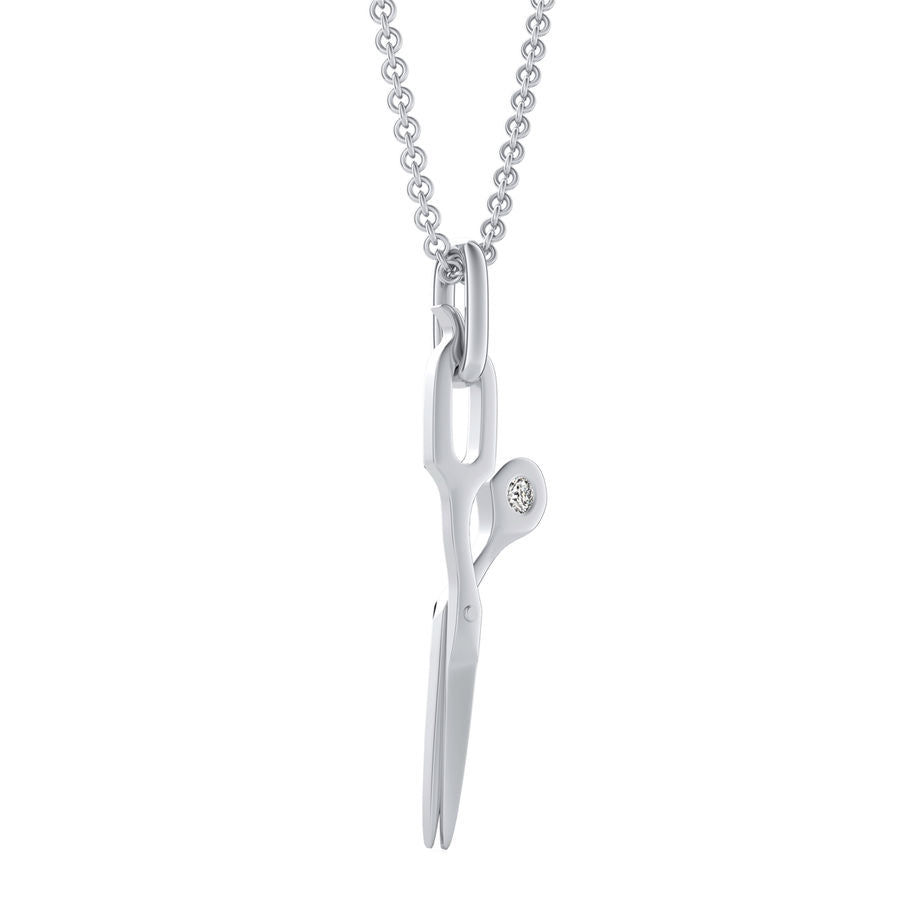 Scissors Charm Pendant