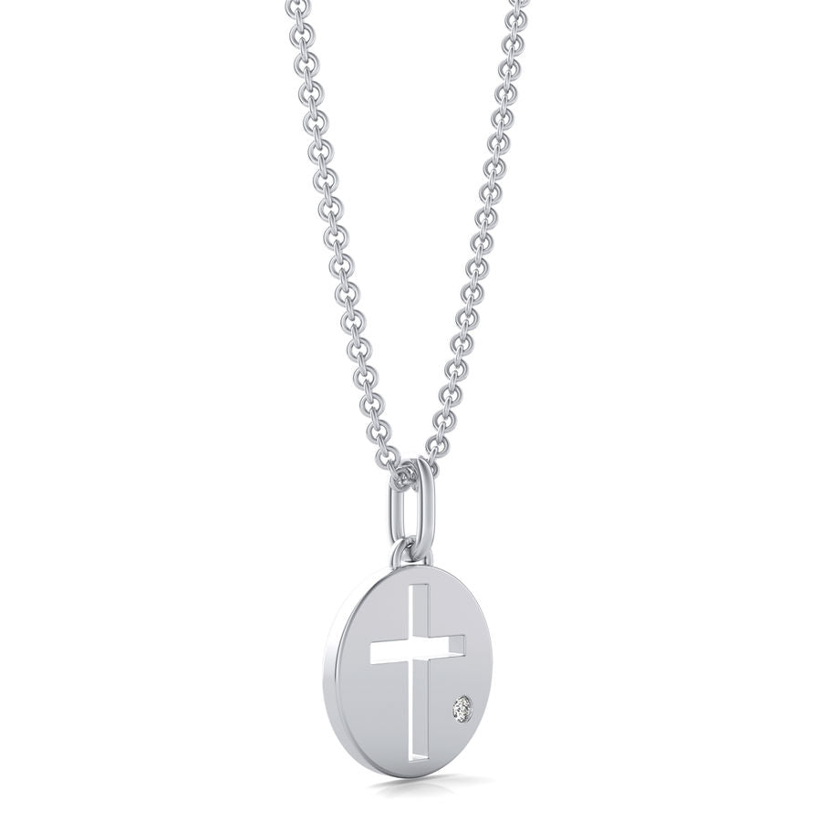 Cross Coin Pendant