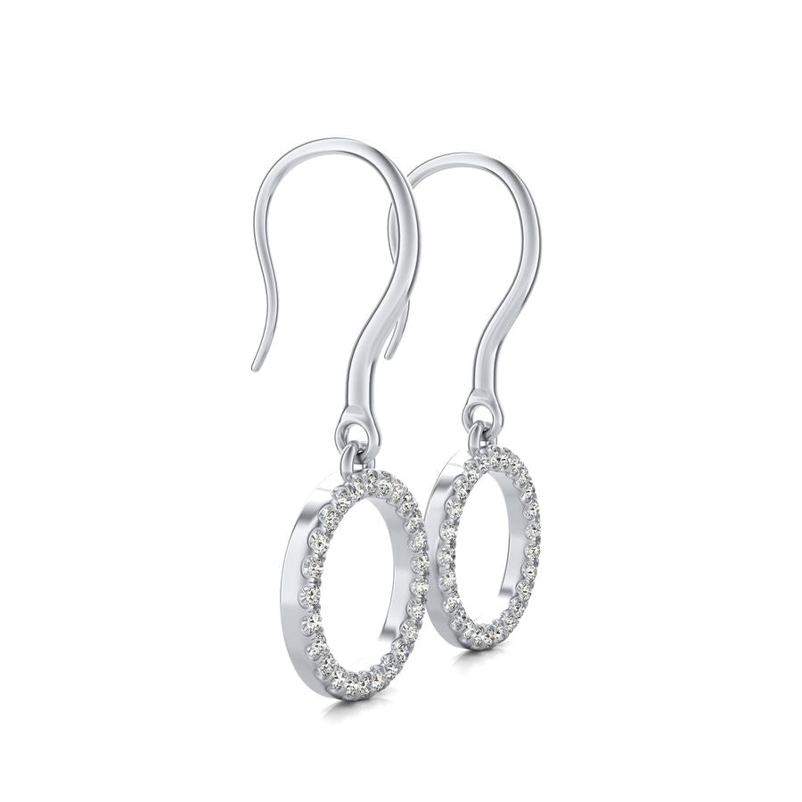 Circle Drop Earrings