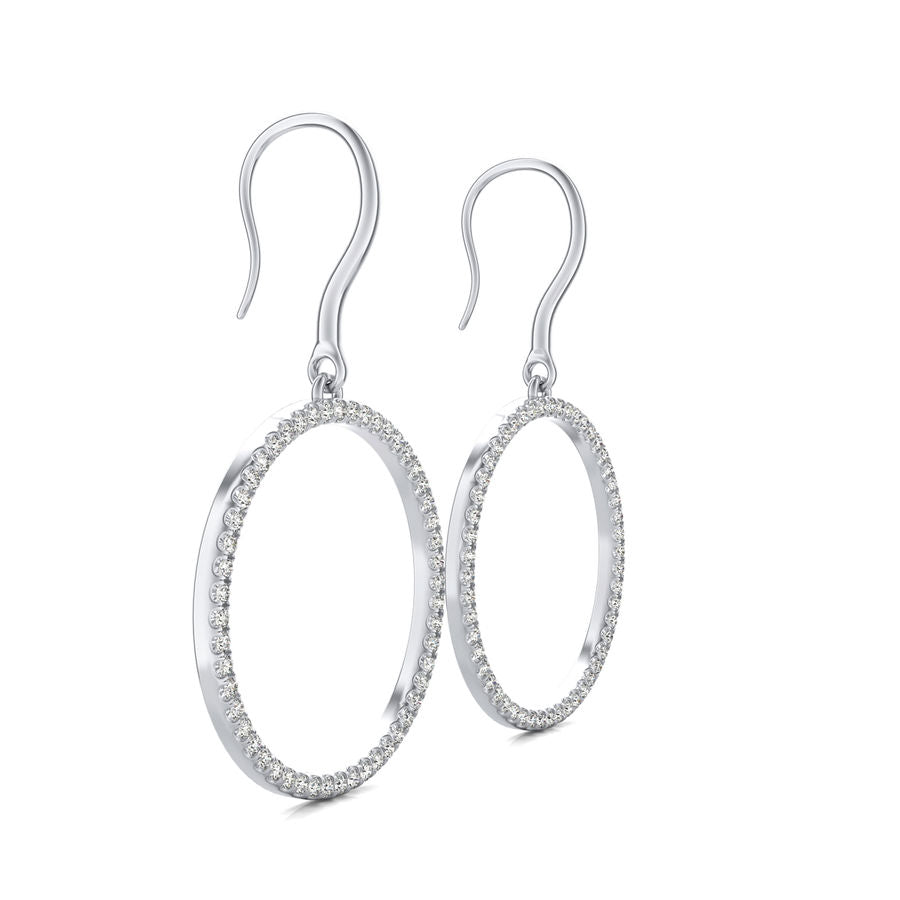 Circle Drop Earrings