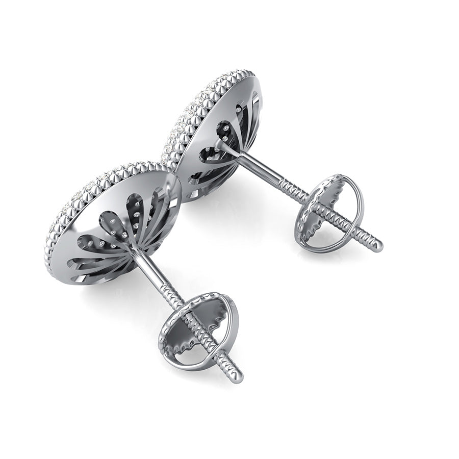 Cluster Disc Earrings