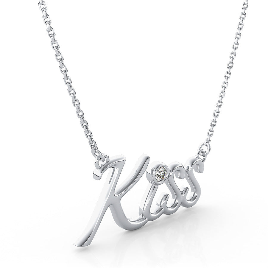 "Kiss" Pendant