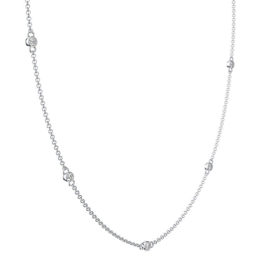 Diamond By The Yard Necklace