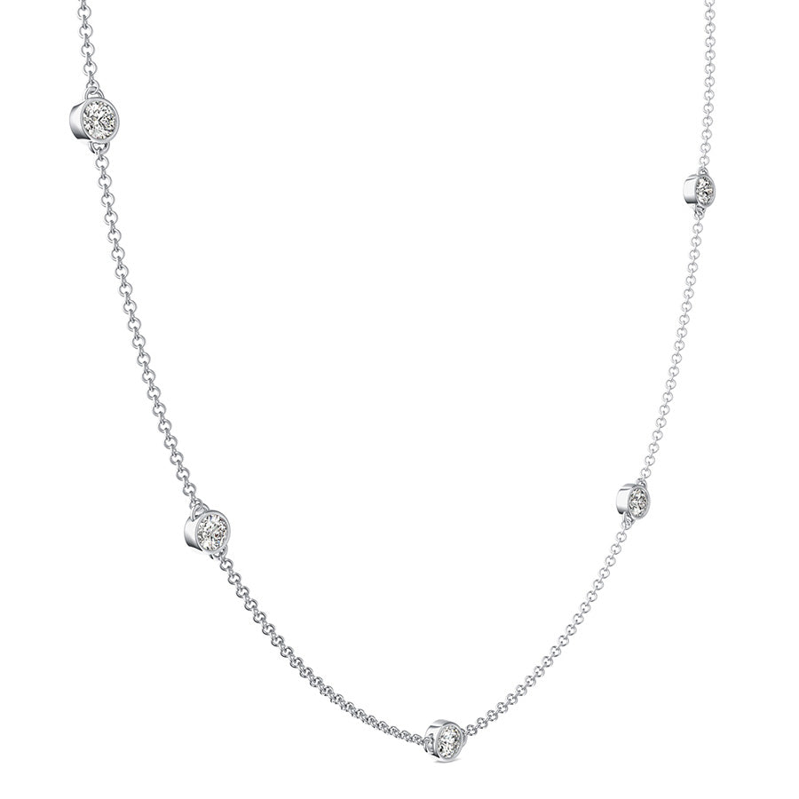 Diamond By The Yard Necklace