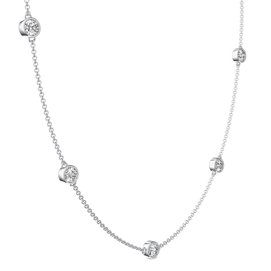 Diamond By The Yard Necklace