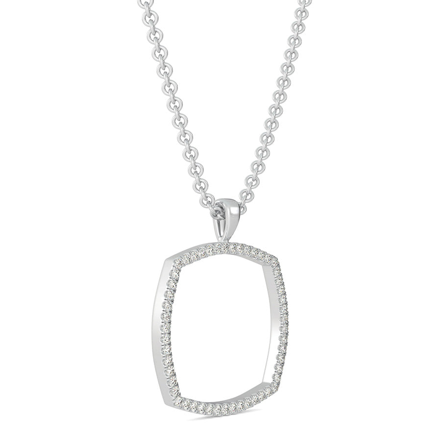 Open Cushion Shaped Pendant