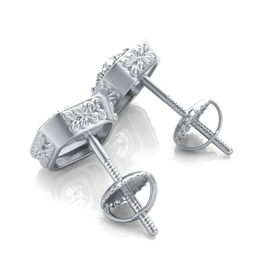 Halo Stud Earrings