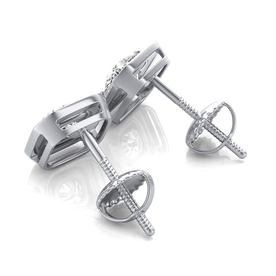 Halo Stud Earrings
