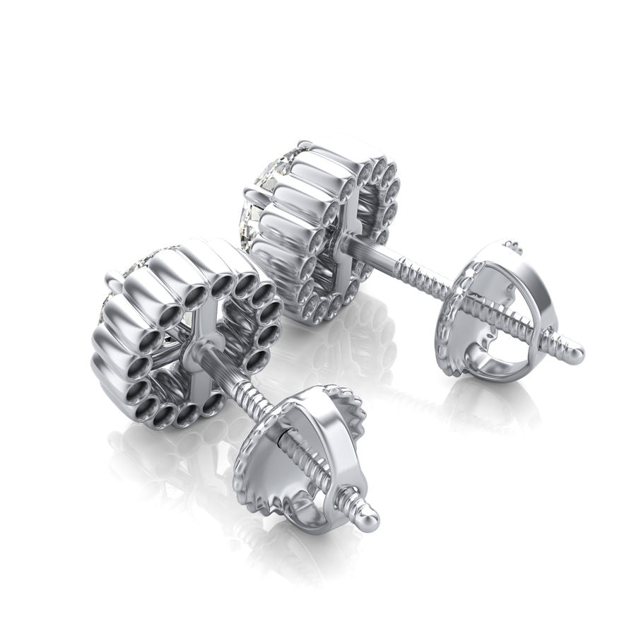 Halo Stud Earrings