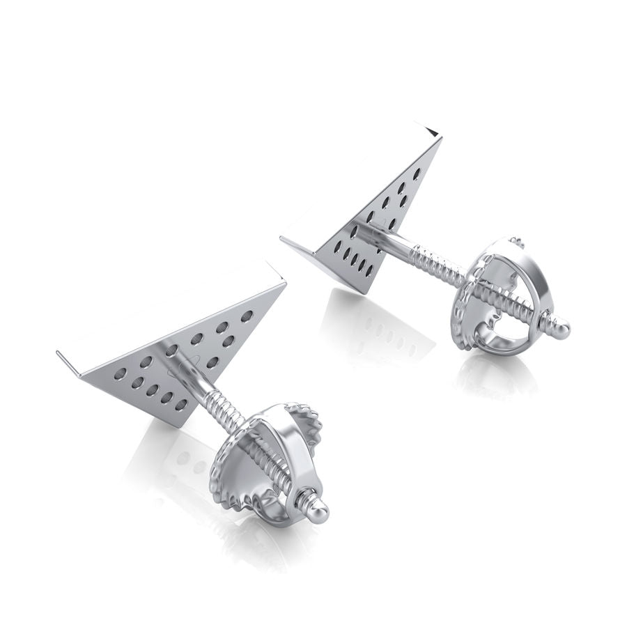 Triangle Stud Earrings
