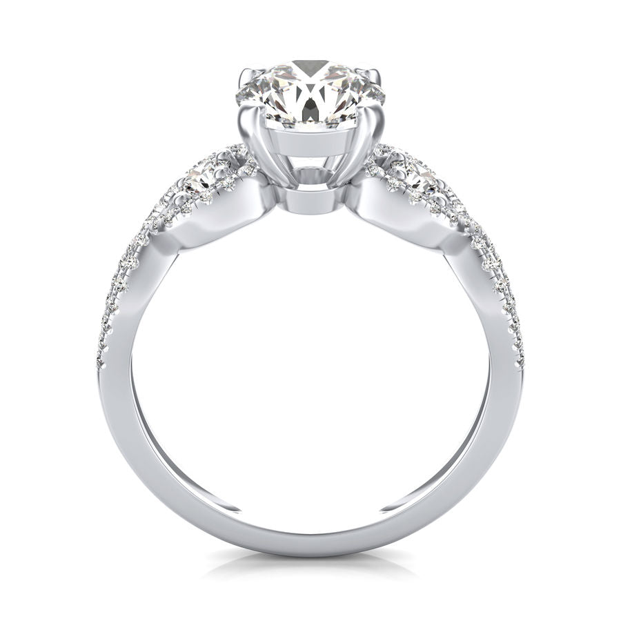 Three Stone Engagement Ring