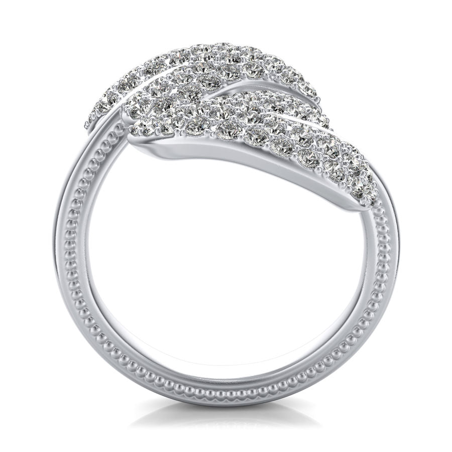 Double Leaf Fashion Ring