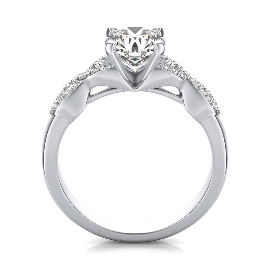 Twist Engagement Rings
