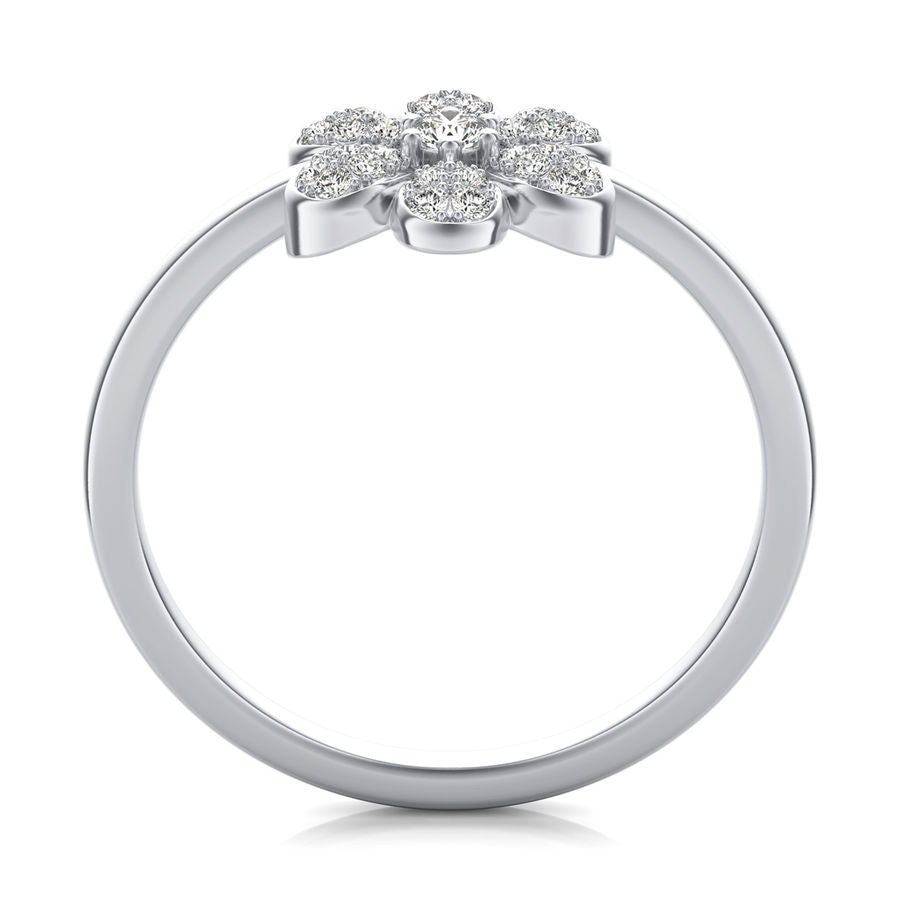 Floral Design Fashion Ring