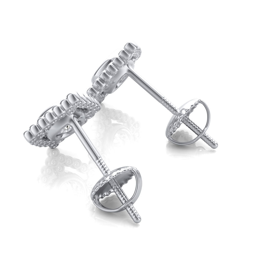 Halo Stud Earrings