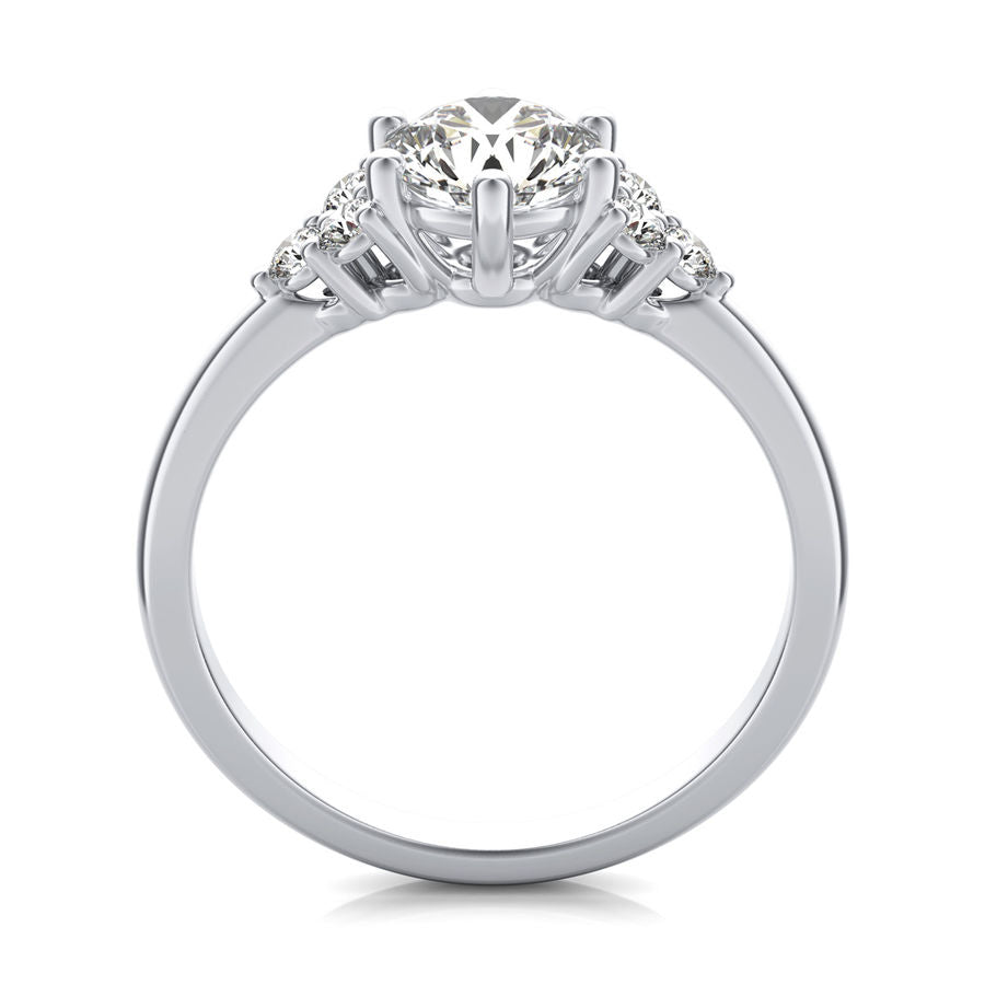 Three Stone Engagement Ring