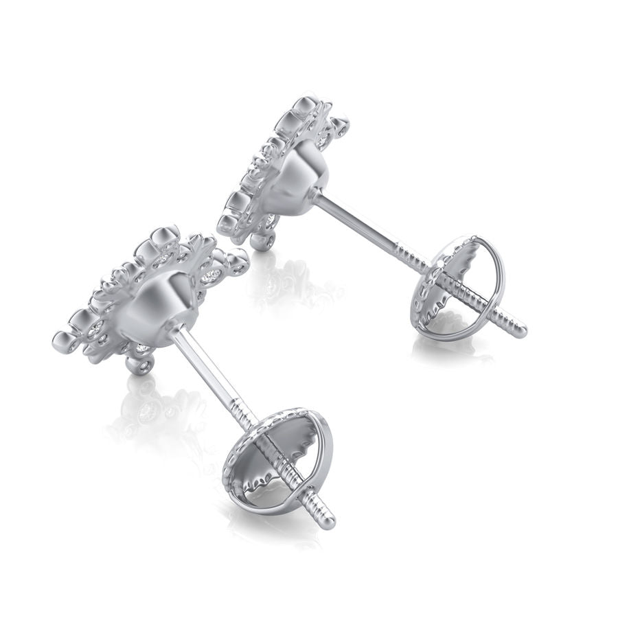 Halo Stud Earrings