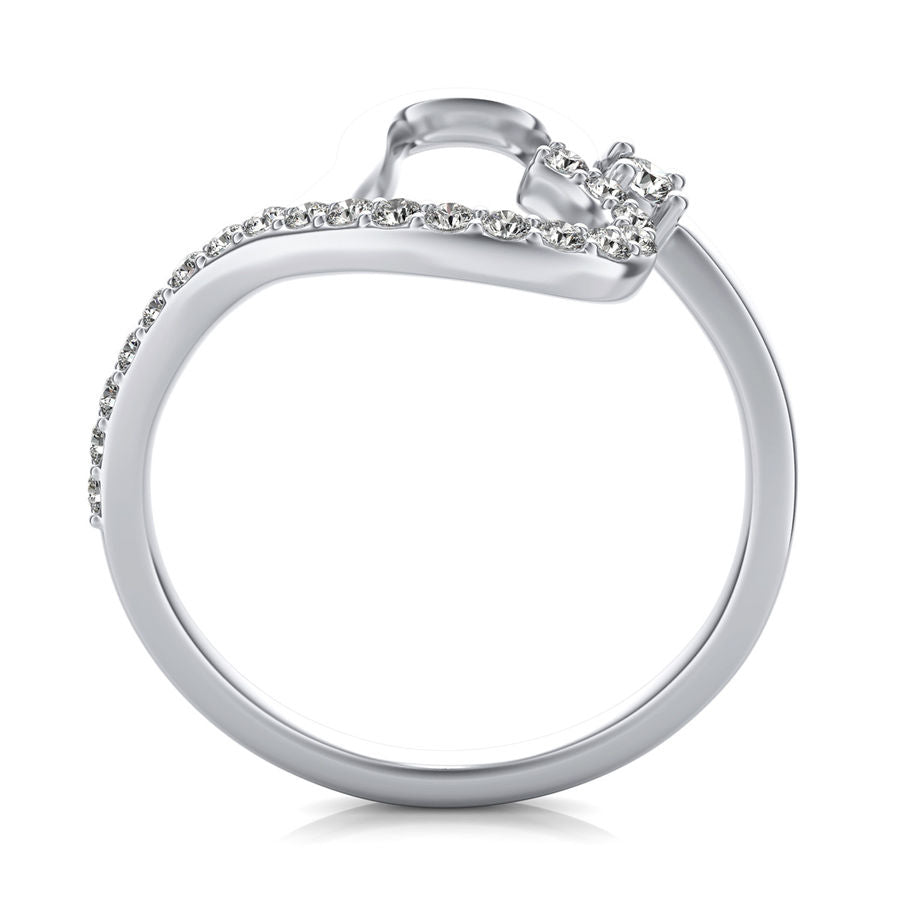 Large Heart Shape Fashion Ring