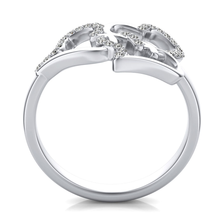 Triple Heart Shape Fashion Ring