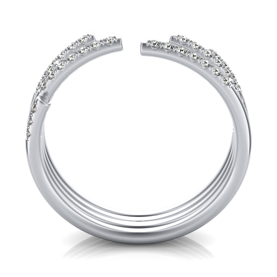 4 Bar Open Fashion Ring