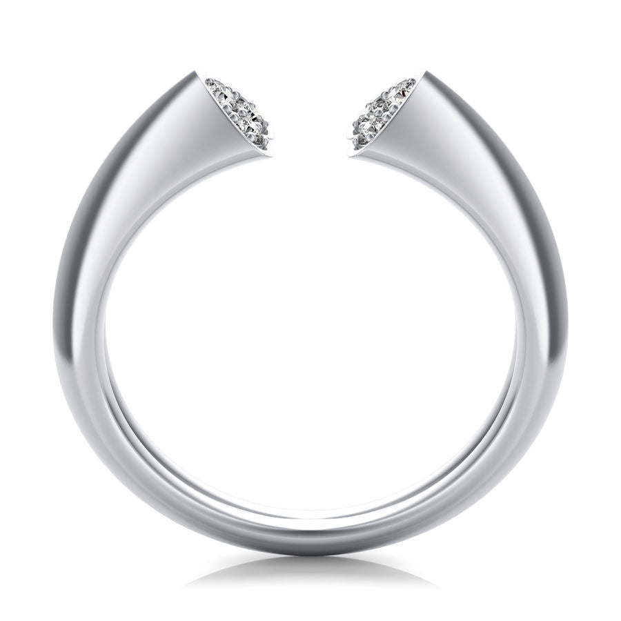 Open End Heart Ring