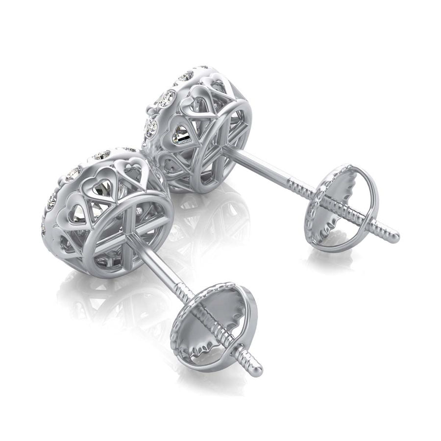 Halo Stud Earrings