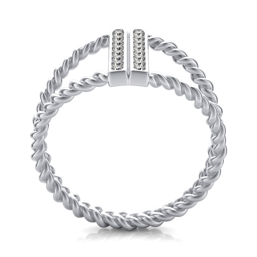 Double Bar with Twisted Rope