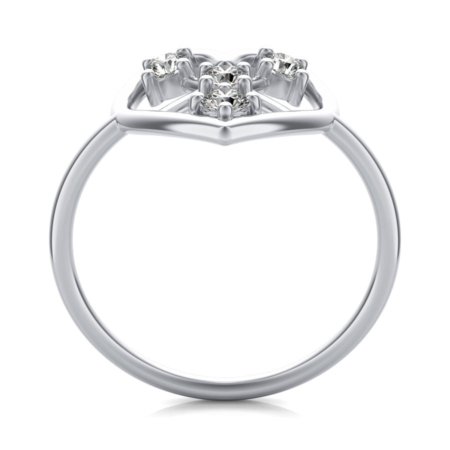 Large Heart Fashion Ring