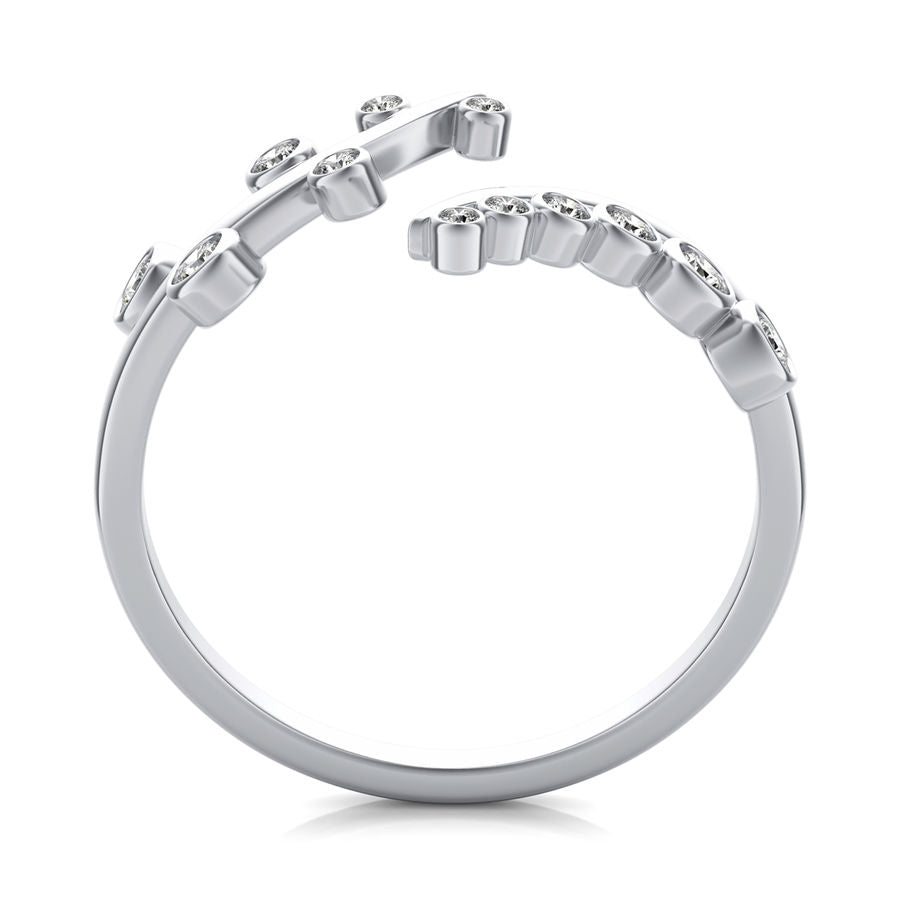 Graduated Bezel Stone Fashion Ring