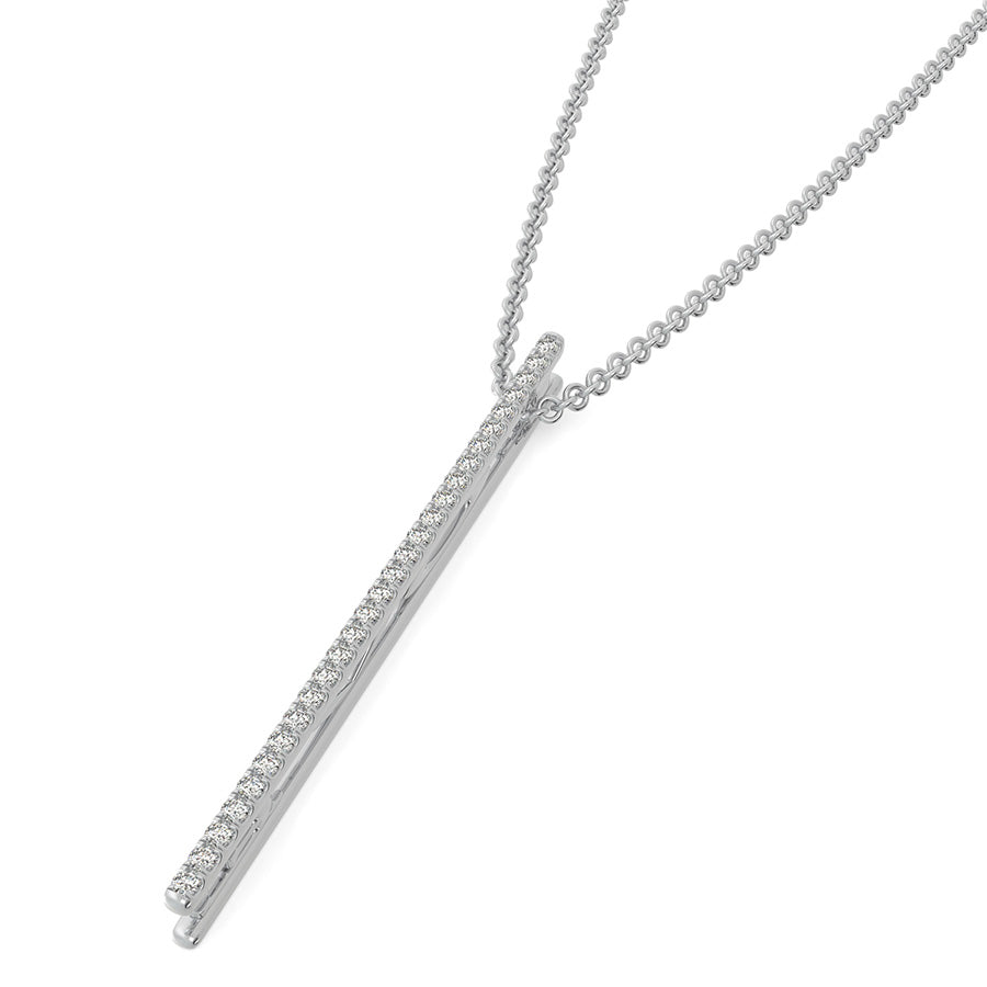 "LOVE"  Drop Bar Pendant
