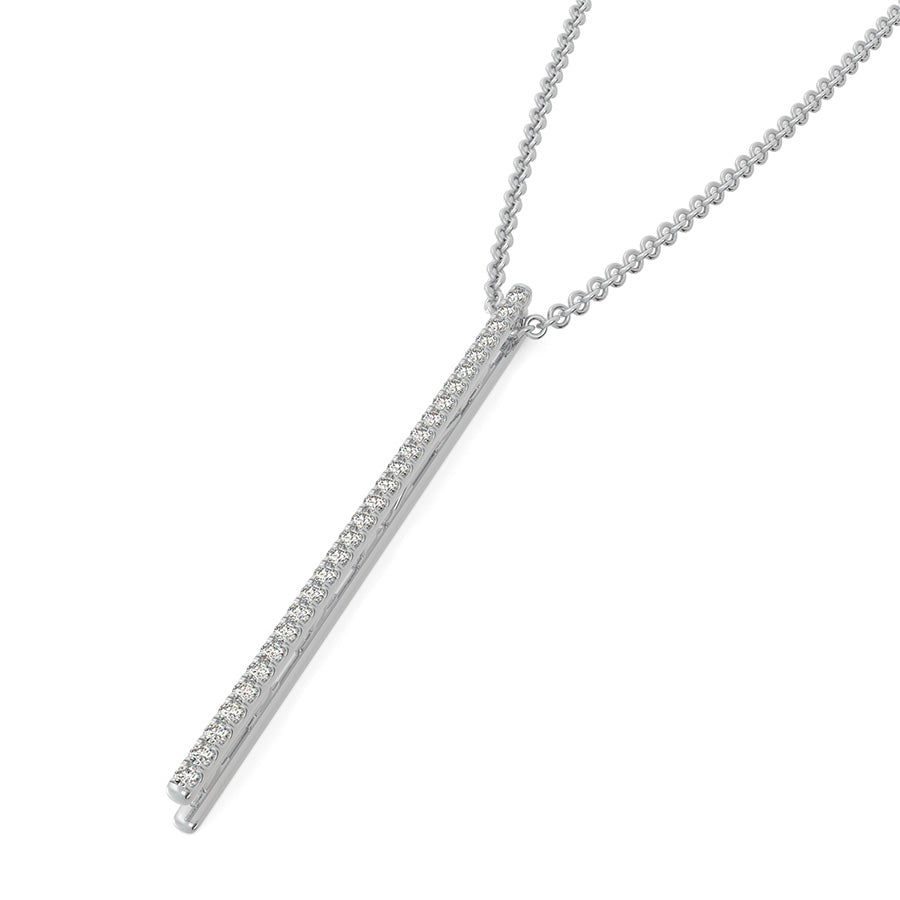 "FAITH"  Drop Bar Pendant