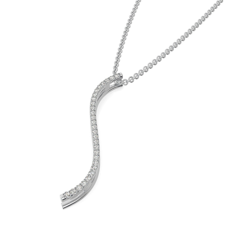 "HOT" S-Curved Drop Bar Pendant