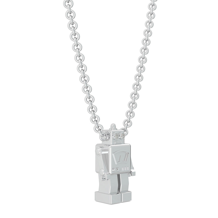 Monopoly Robot Charm Pendant