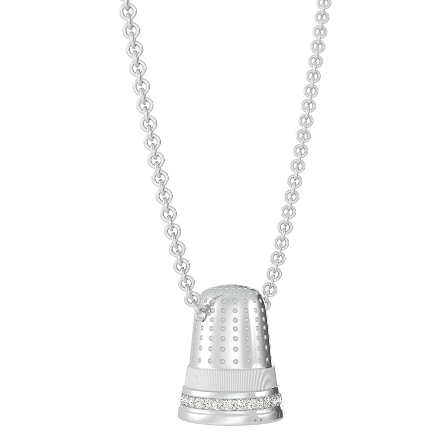 Monopoly Thimble Charm Pendant