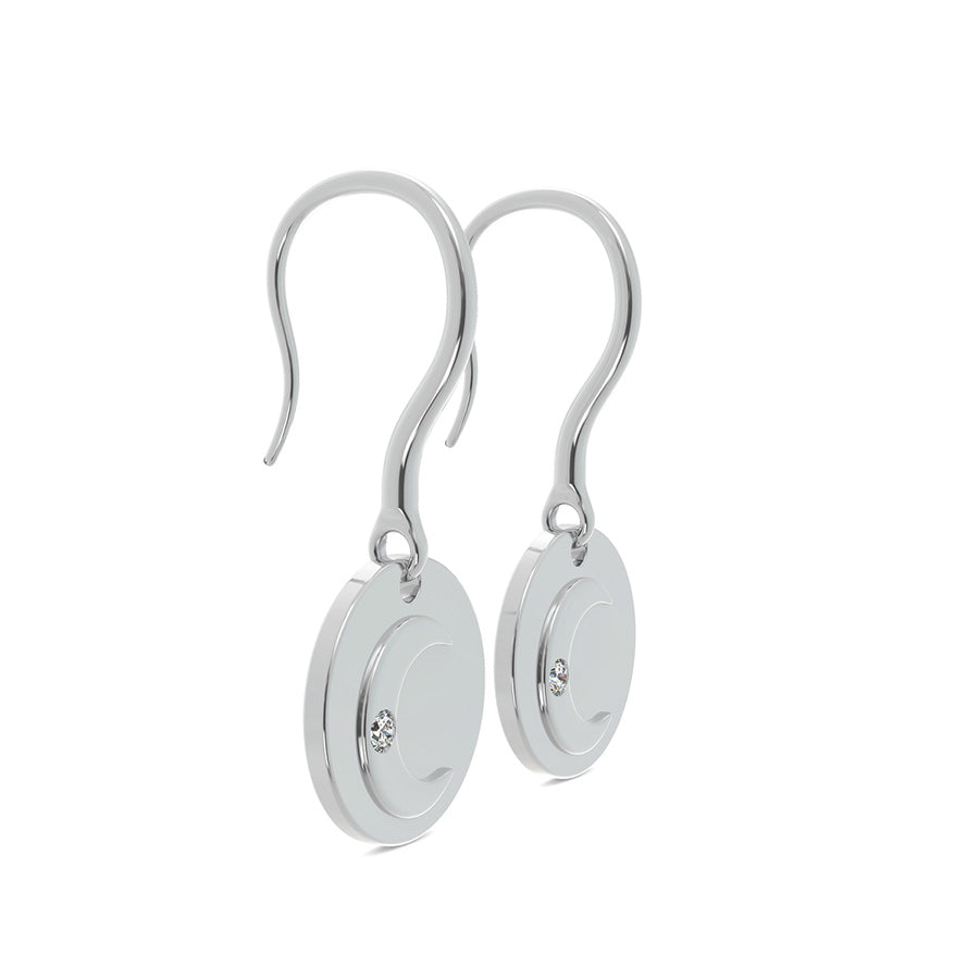 Moon Coin Earrings