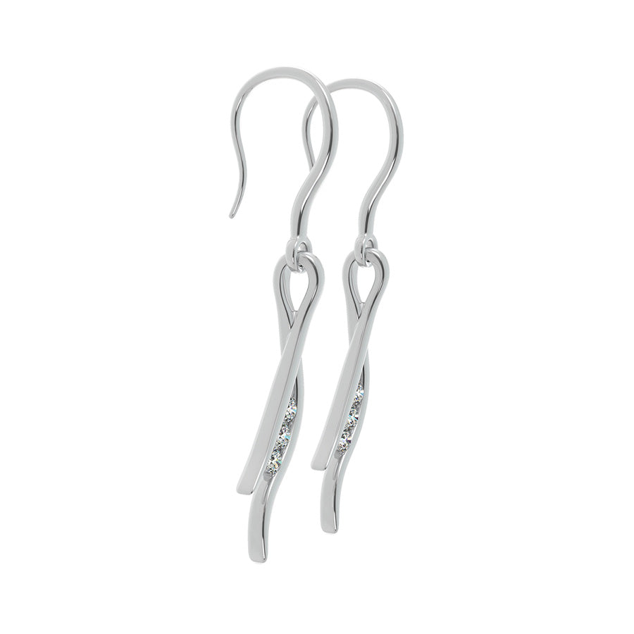 Angel Wing Charm Earrings