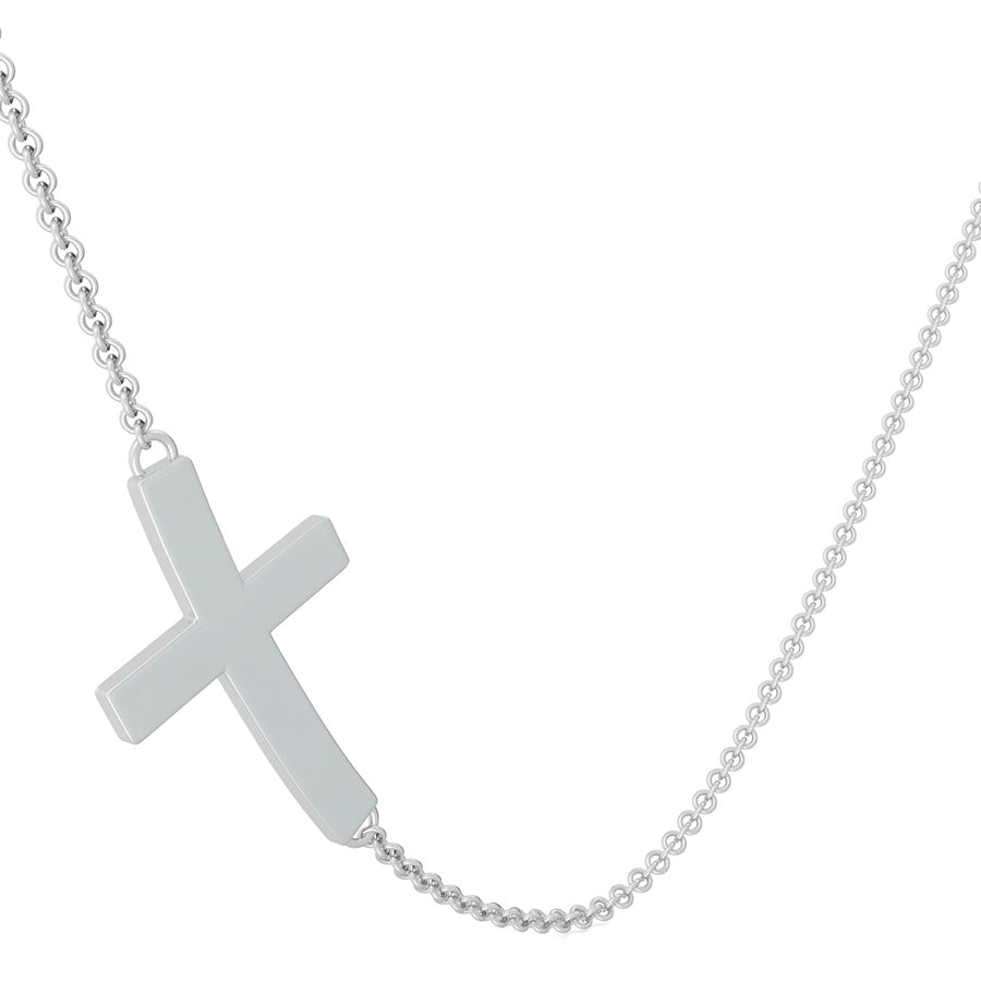 Sideways Cross Pendant